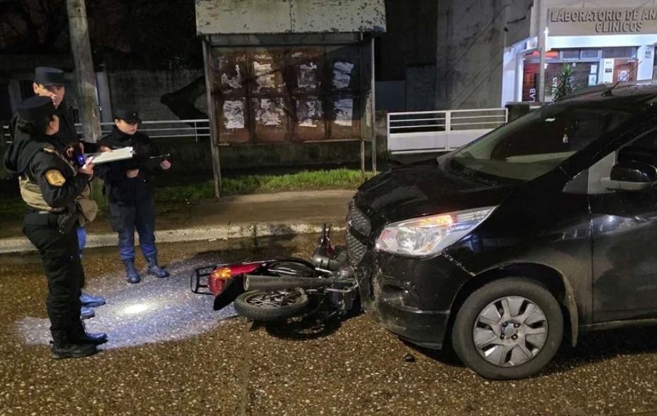 Fatal accidente en San Lorenzo y Laprida: falleció un motociclista de 23 años