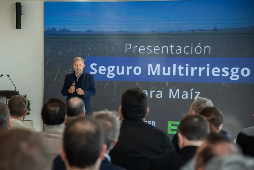 Frigerio presentó el seguro multirriesgo para Entre Ríos de maíz junto a las principales aseguradoras del país