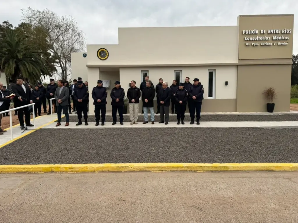 Inauguran los Consultorios Médicos Policiales en Concepción del Uruguay