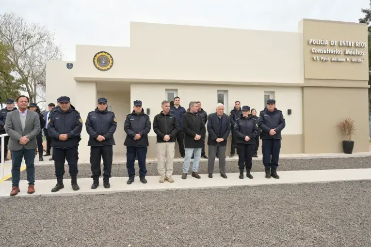 Inauguraron un destacamento y consultorios policiales en Concepción del Uruguay