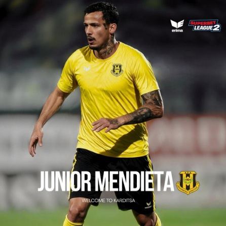 Junior Mendieta continúa su carrera en el fútbol europeo