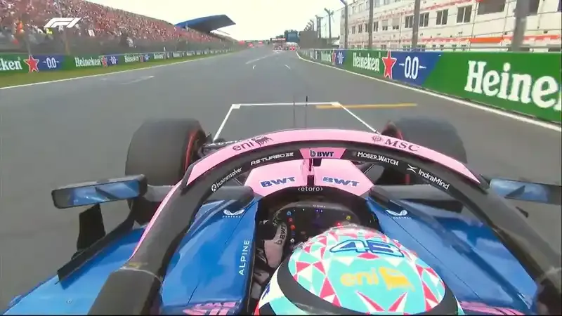 La furiosa reacción de Colapinto tras la sanción en el GP de Países Bajos