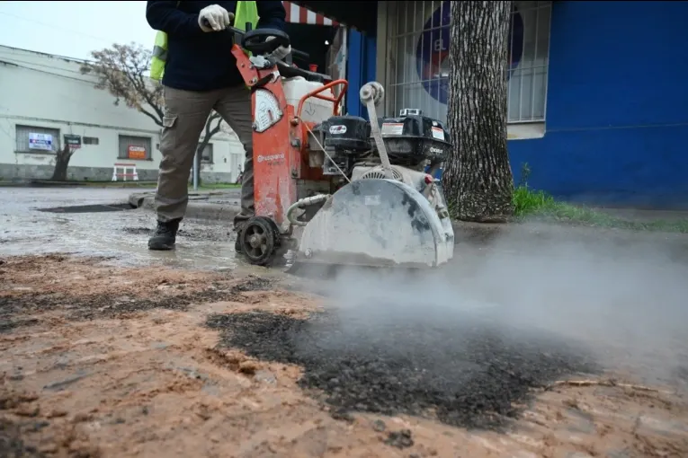 La Municipalidad avanza con los trabajos de reparación en Primera Junta y San Juan