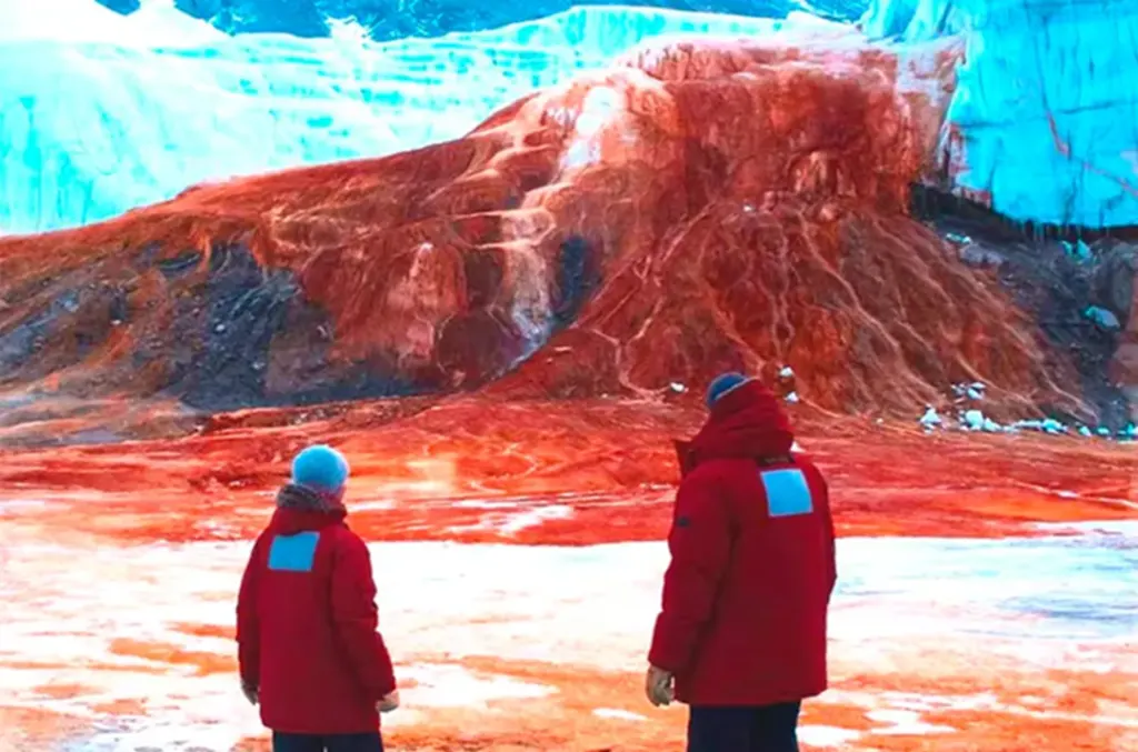 Las Cataratas de Sangre de la Antártida volvieron a sorprender a la ciencia