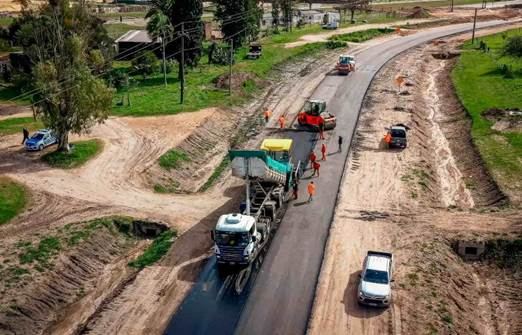 Más de 58 por ciento de avance en el acceso norte a Concepción del Uruguay
