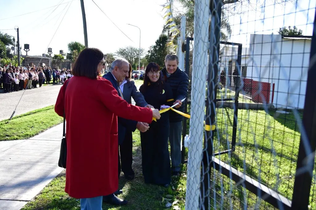 Más infraestructura para las escuelas: Daniel Rossi acompañó una nueva obra en Santa Elena