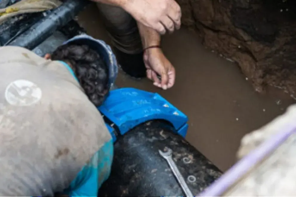 Paraná: Intervención en la red de agua potable del barrio San Agustín
