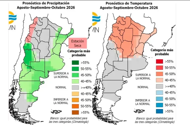 Perspectiva climática para los próximos meses: El niño condicionará el fin del invierno: Cómo serán las lluvias y temperaturas hasta Octubre y cómo afecta a entre ríos