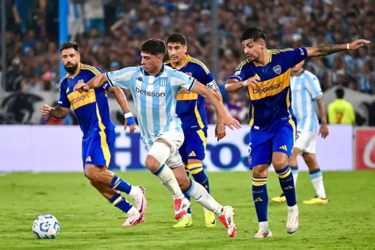 Racing y Boca empataron 1-1 en Avellaneda por el Torneo Clausura: todos los goles