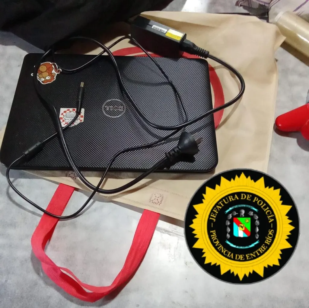Recuperaron una notebook que había sido robada