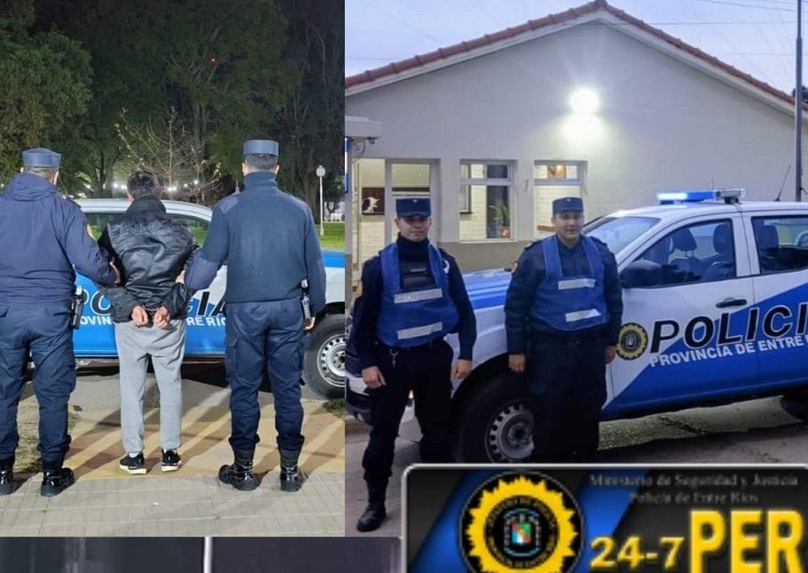 Robo y un detenido por amenazas en Ramírez