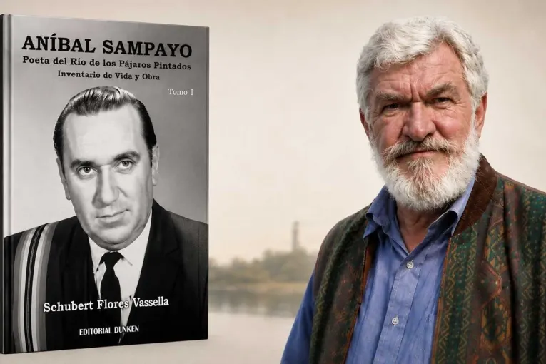 Schubert Flores Vassella presenta su libro sobre Aníbal Sampayo en Gualeguaychú