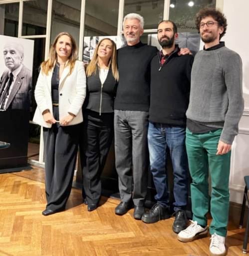 Se inauguraron las Jornadas Borges 2026 con la presentación de un nuevo busto y el lanzamiento del libro de Lucas Adur