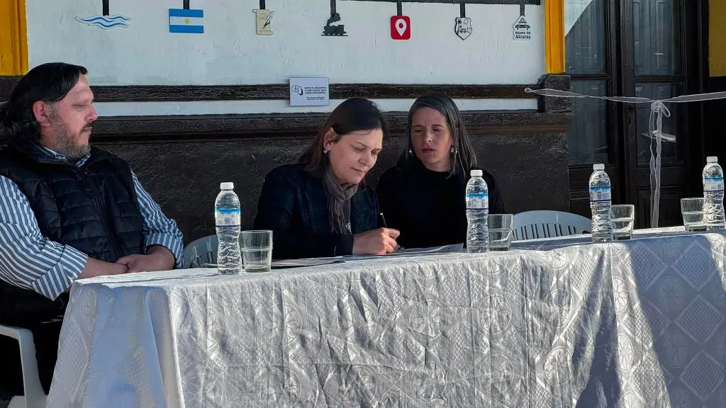 Stella Wensel acompañó la inauguración del Museo de Alcaraz