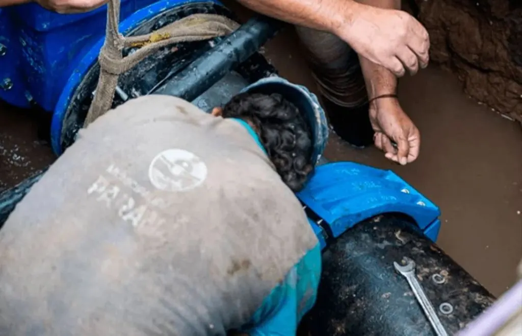 Terminó la intervención en la red de agua potable en el barrio San Agustín: cuándo se normalizaría el servicio