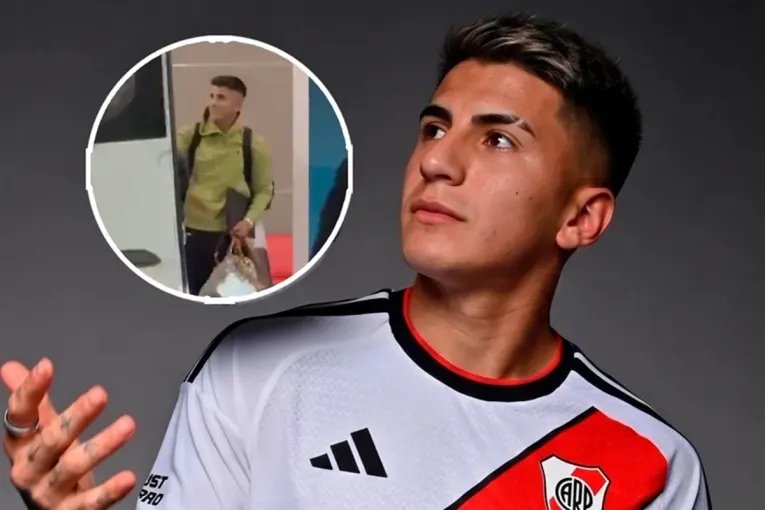 Thiago Almada llegó a la Argentina y será la novena incorporación de River