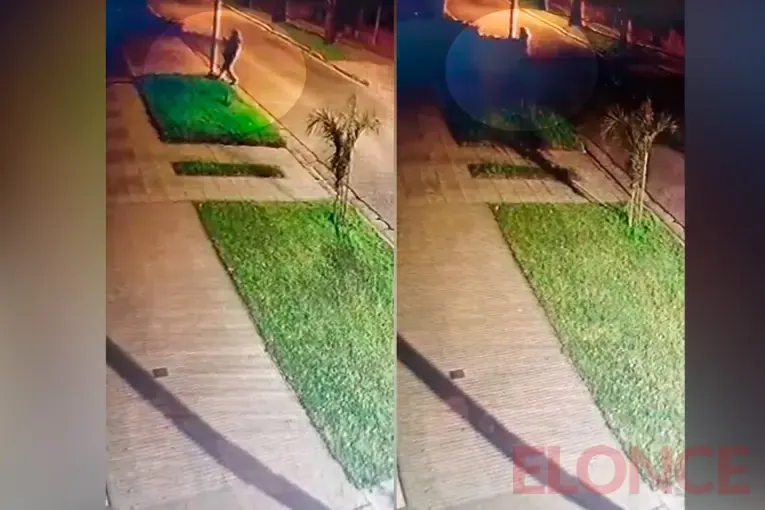 Video: vecinos de calle Uruguay denunciaron robo de cables del alumbrado público