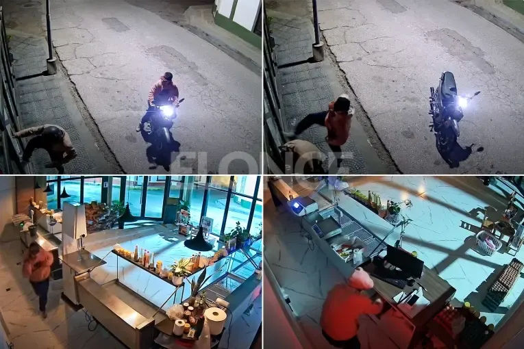 Videos: rompieron los vidrios y robaron dinero en una carnicería y una verdulería