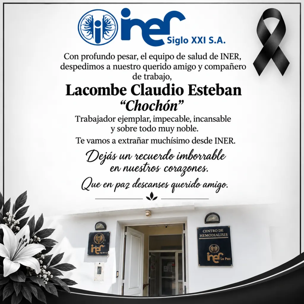 El INER despidió con profundo pesar a Claudio Esteban “Chochón” Lacombe
