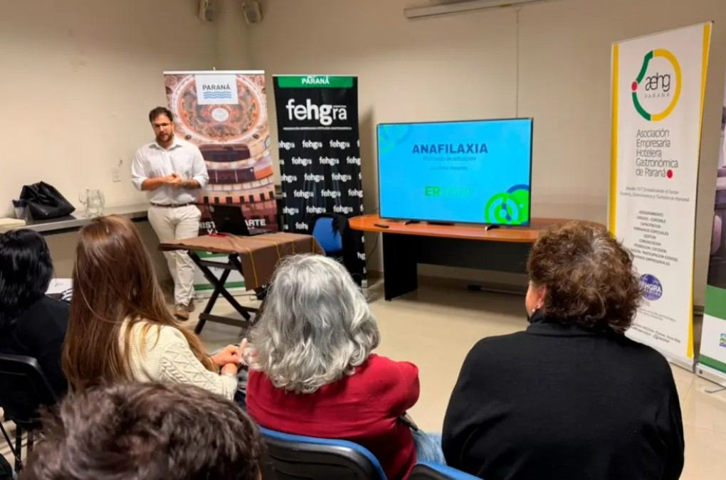 En el sector turístico capacitan a trabajadores para casos de anafilaxia