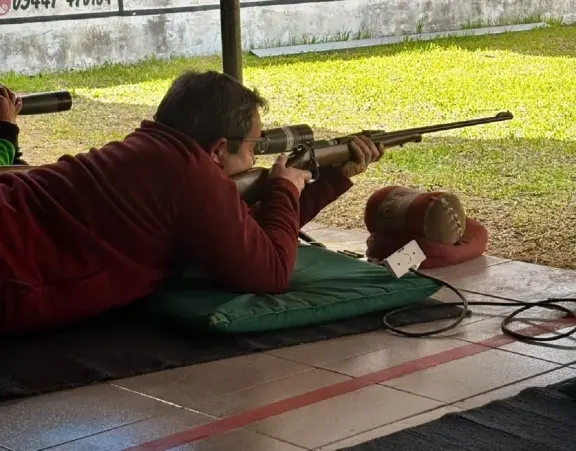 Abelardo Herrero participó del XXIII Campeonato Sudamericano de Tiro