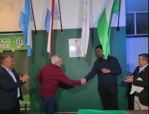 Acto por el nuevo aniversario de Atl. Oro Verde