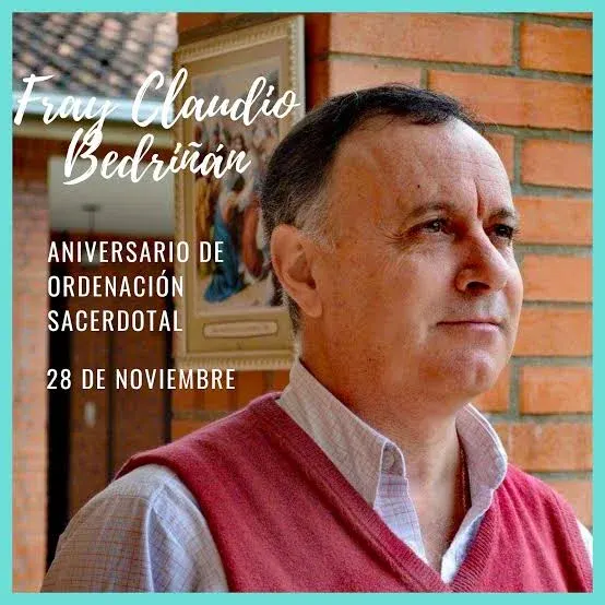 Adiós a Fray Claudio Bedriñán: una vida dedicada al estudio bíblico, la fraternidad y el servicio pastoral