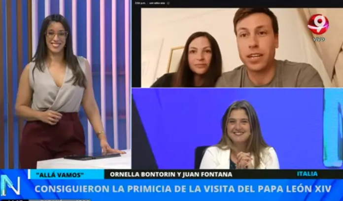 “Allá vamos”: una pareja de entrerrianos saludó al Papa y el Sumo Pontífice le confirmó su visita a la Argentina