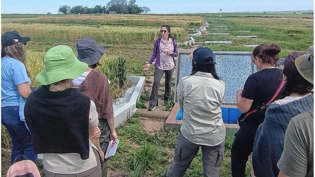 Alumnos de La Pampa visitaron el INTA Paraná para conocer prácticas de conservación ambiental