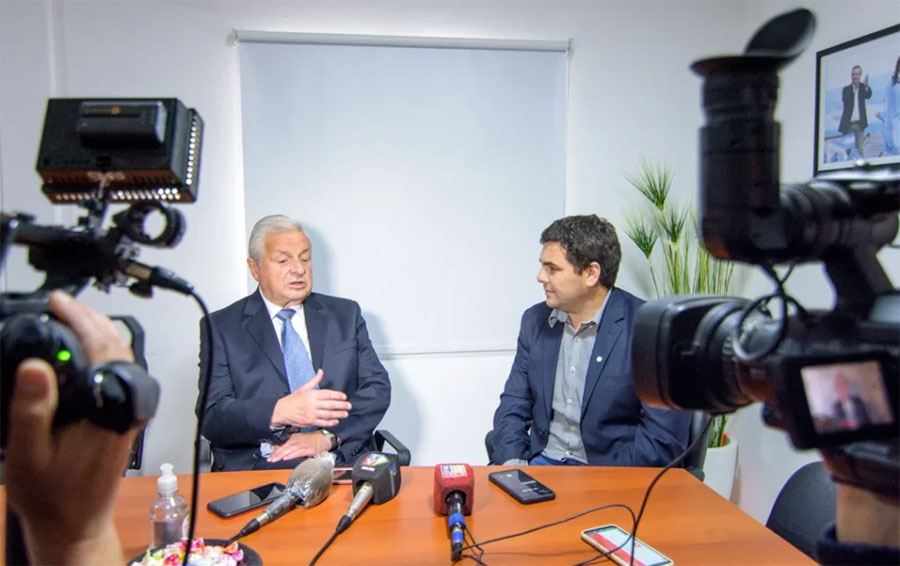 Bastian y Lauritto: una reunión, dos candidaturas