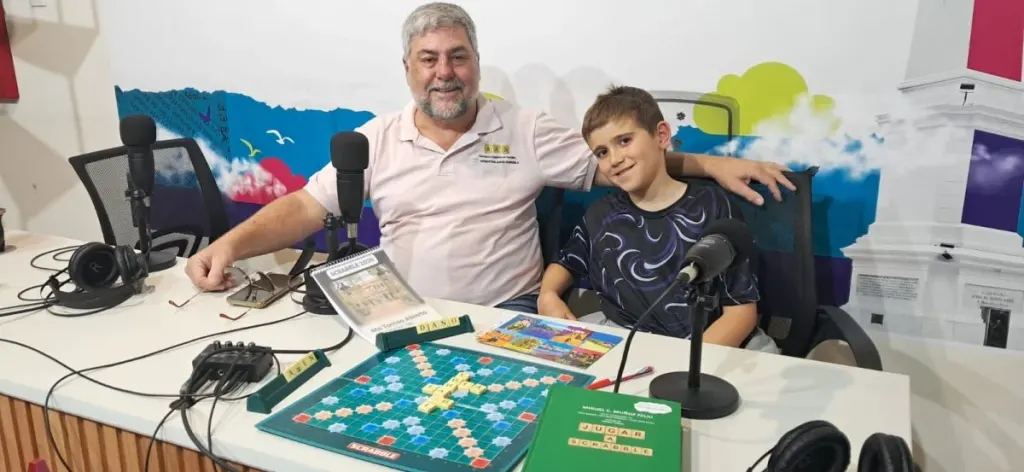 Beto Romero y Lolo Minetti, dos generaciones unidas por la pasión por el Scrabble