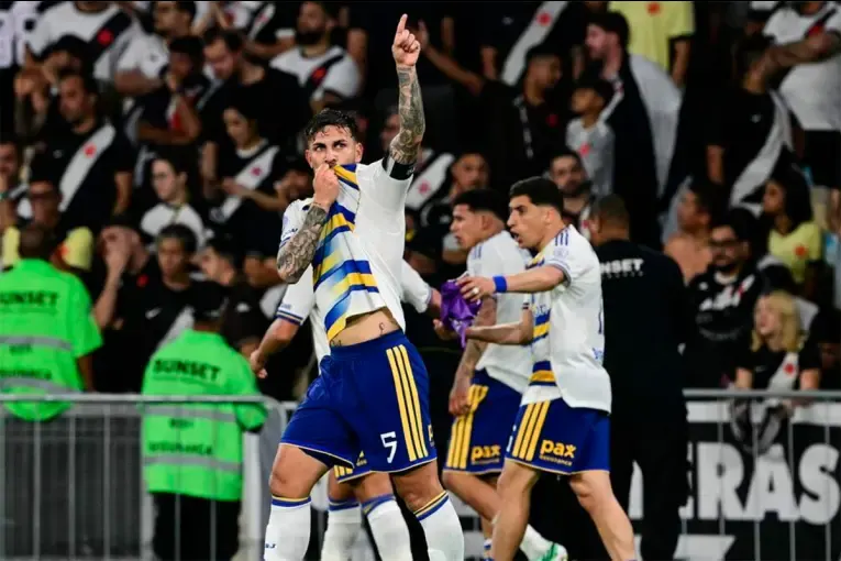 Boca Juniors venció a Vasco da Gama en Brasil y jugará la final de la Copa Sudamericana