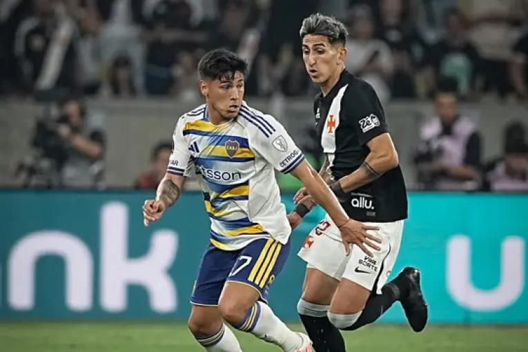 Boca le ganó por 3-1 a Vasco Da Gama y es finalista de la Copa Sudamericana