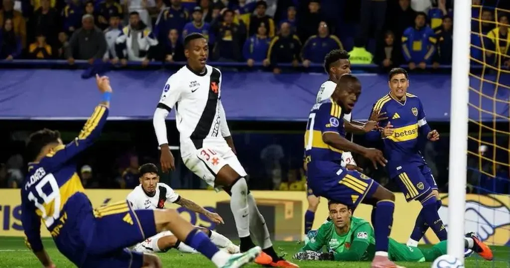 Boca perdió 1 a 0 frente a Vasco da Gama en la ida de las semifinales de la Copa Sudamericana