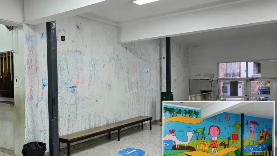 Borraron el mural que Milo Lockett pintó en 2017 en el Hospital San Roque de Paraná