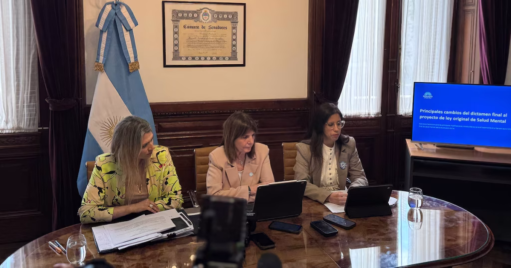 Bullrich cerró un acuerdo y busca dictamen para la ley de salud mental