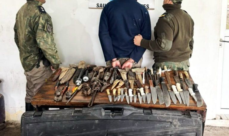 Buscaban una chancha, pero se encontraron con importante cantidad de elementos robados