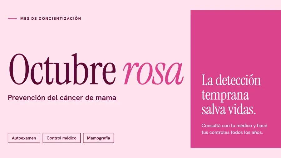 Cáncer de mama: detectado a tiempo tiene un 90% de curación y una mamografía lleva solo cinco minutos