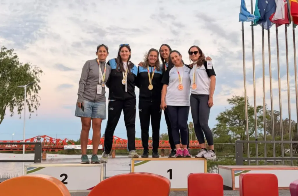 Canotaje: Con Magui Garro campeona, Regatas tuvo una gran participación en la Copa del Mundo Máster