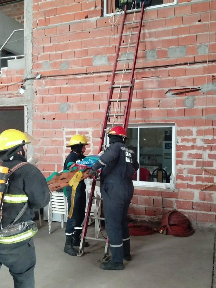 Capacitación de Bomberos Voluntarios de Galarza