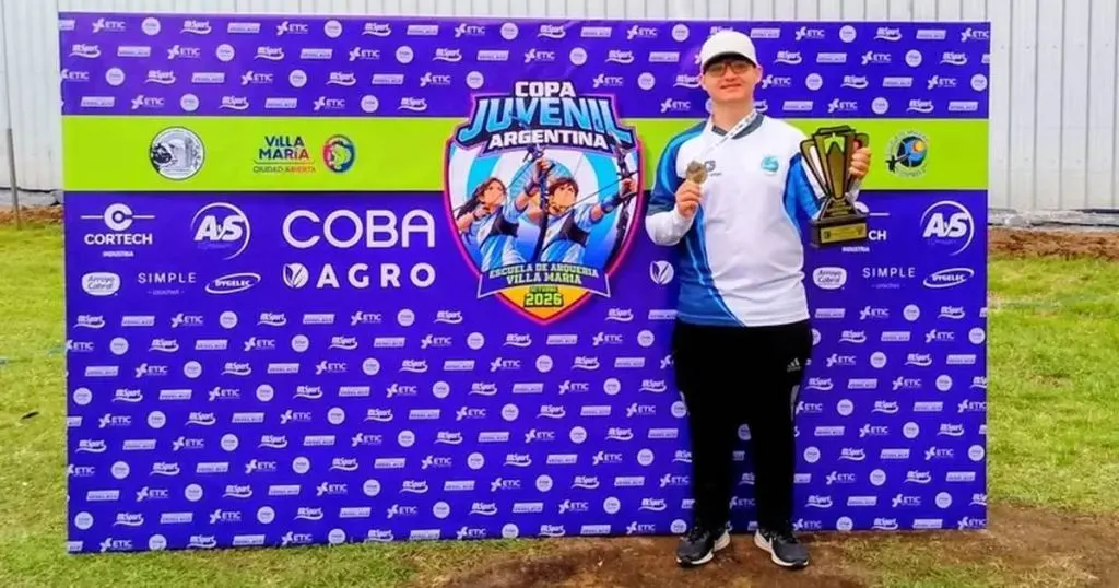 Carlos Della Penna se consagró campeón nacional juvenil de tiro con arco