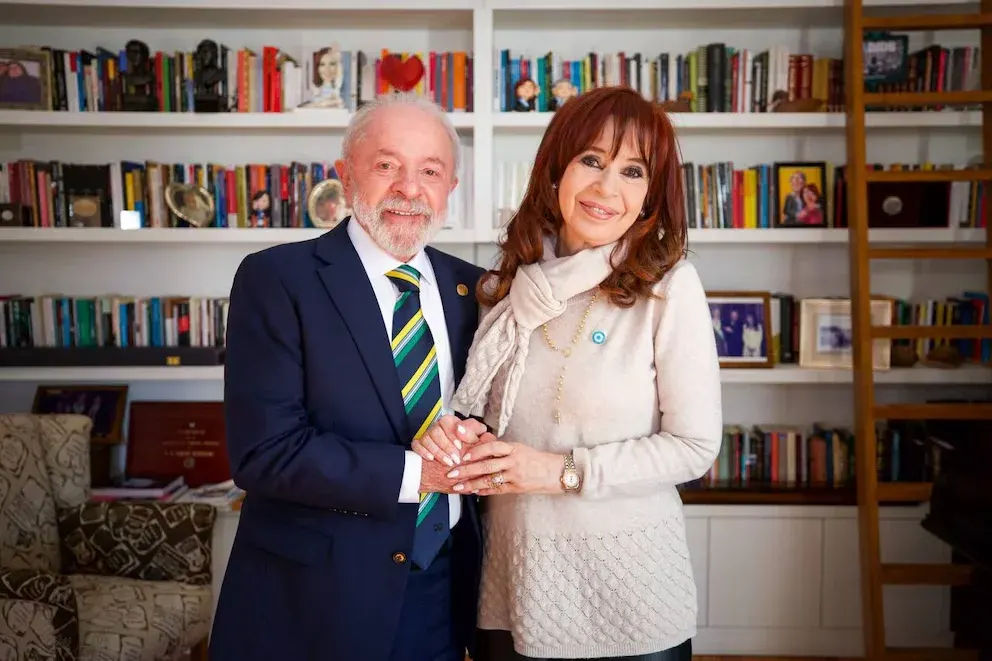 CFK, Axel Kicillof, Sergio Massa y otros referentes del PJ celebraron el triunfo electoral de Lula da Silva