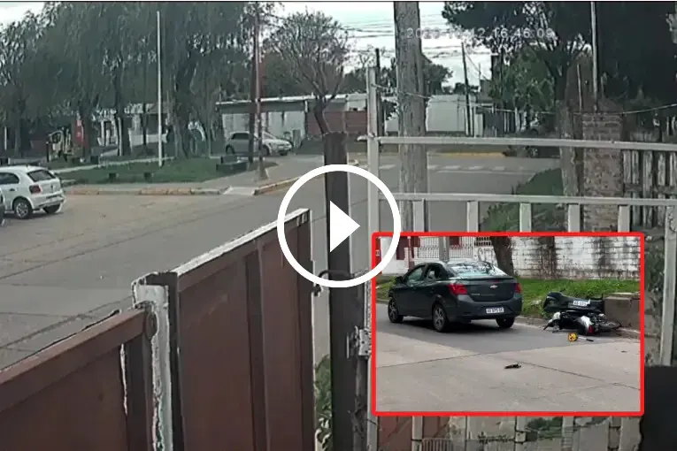 Choque en San Agustín dejó a un joven hospitalizado
