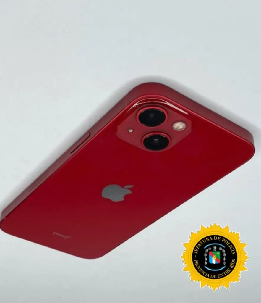 Colón: recuperaron un iPhone 13 sustraído en la vía pública