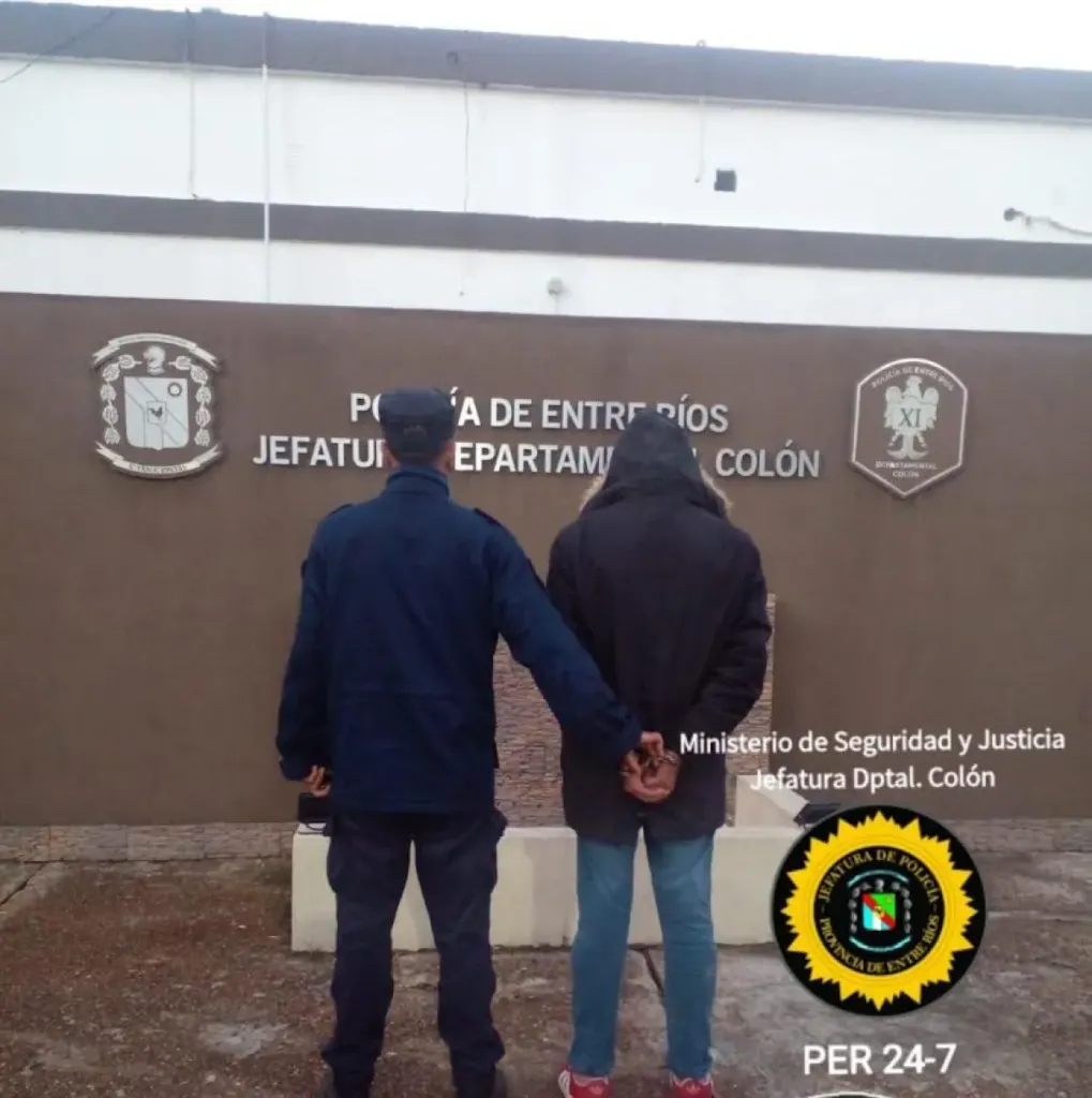 Colón: un hombre de 57 años fue detenido en un allanamiento por narcomenudeo