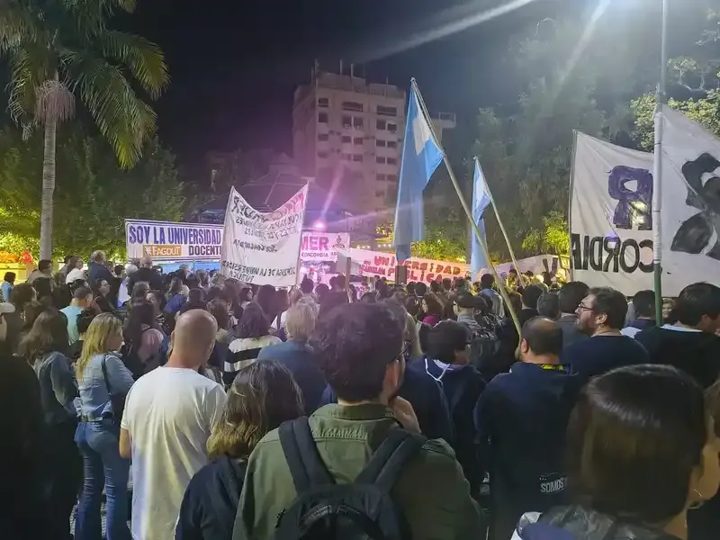 Concordia también fue escenario de la Quinta Marcha Federal Universitaria