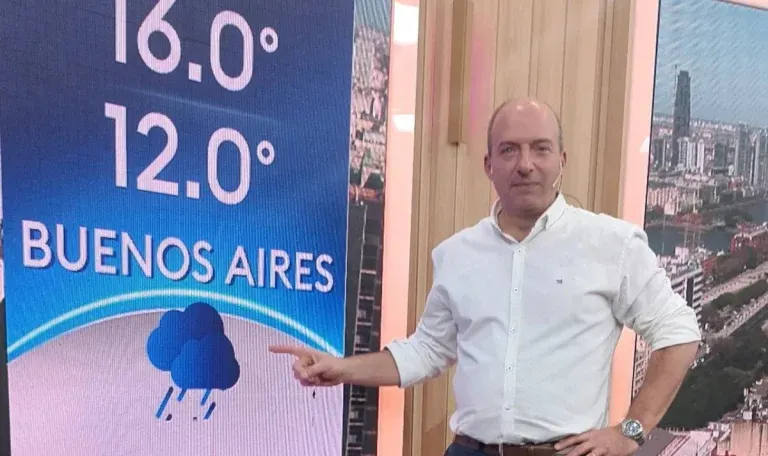 Conmoción por la repentina muerte de un reconocido meteorólogo de la televisión argentina