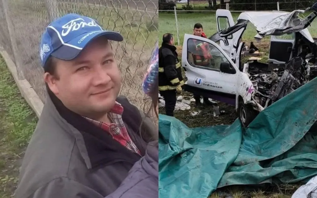 Consternación en Urdinarrain: mecánico y chofer municipal murió en el choque en la Ruta 39