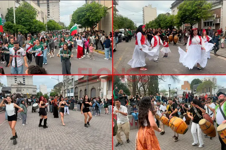 Contrafestejo en Paraná: los tambores marcan el ritmo de la celebración por los 25 años