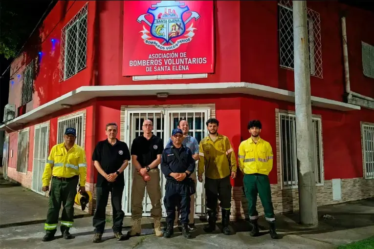 Creciente del Paraná: Defensa Civil recorrió zonas vulnerables de Santa Elena y La Paz